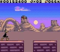 une photo d'Ã©cran de Daffy Duck - Un Tresor de Canard sur Nintendo Game Boy Color